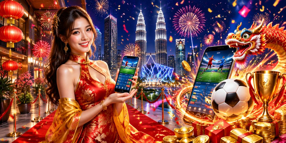 Pengguna Malaysia mengakses pertaruhan sukan menang88 melalui telefon pintar di Kuala Lumpur