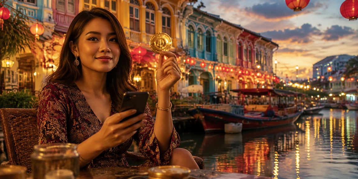 Pengguna Malaysia mengakses menang88 melalui telefon pintar untuk pertaruhan sukan dan permainan dalam talian